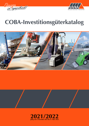 COBA-Investitionsgüterkatalog 2021/2022