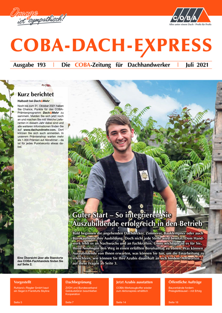 COBA-Dach-Express 193 Juli 2021