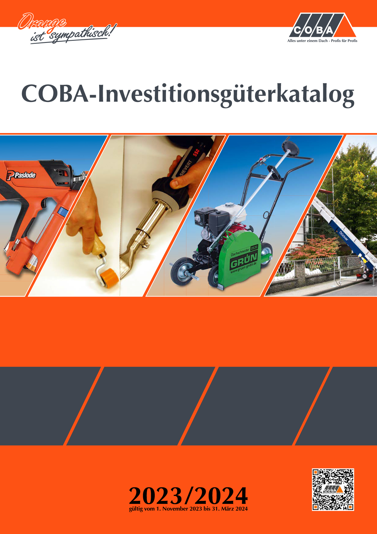 Der neue COBA-Investitionsgüterkatalog 2023/2024