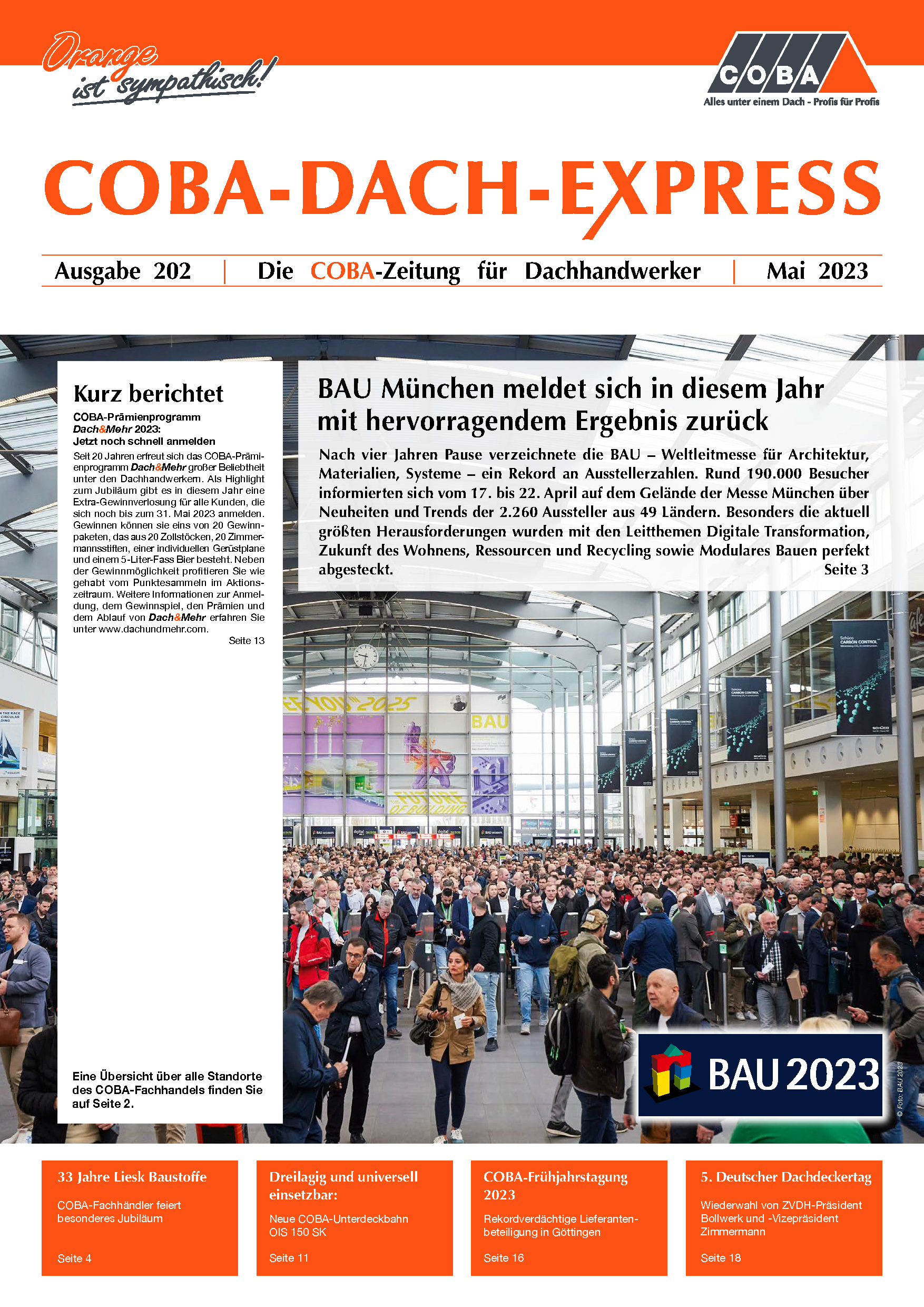 COBA-Dach-Express 202 Mai 2023