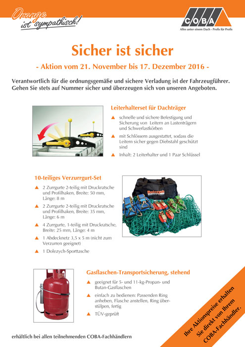 Aktion Ladungssicherheit