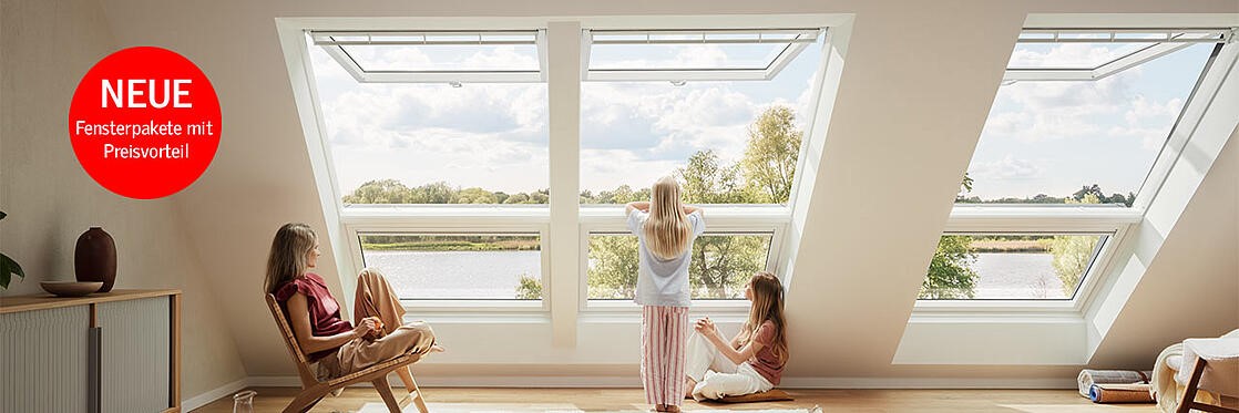 VELUX Lichtband Fensterpakete