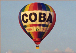 1997 Jungfernfahrt des COBA-Heißluftballons 1997 Jungfernfahrt des COBA-Heißluftballons